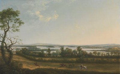 Lough Erne z Knock Ninney, s Bellisle v dálce, hrabství Fermanagh, Irsko od Thomas Roberts