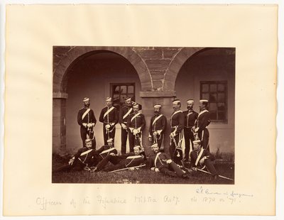 Důstojníci dělostřelectva Fifeshire Militia od Thomas Rodger