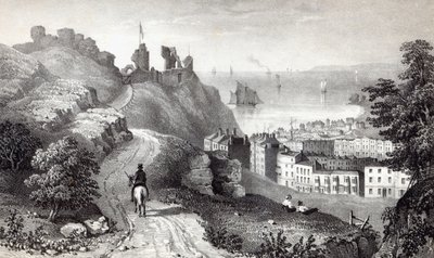 Hrad Hastings z plantáže Revda W. Wallingera, vyryl R. Martin od Thomas Ross