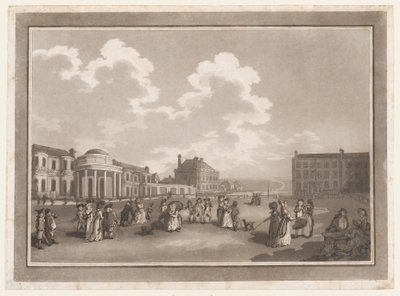 The Steine An Excursion to Brighthelmstone, 1. června 1790., 1. června 1790. Tvůrci: Thomas Rowlandson, Samuel Alken. od Thomas Rowlandson, Samuel Alken
