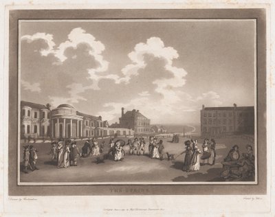 The Steine An Excursion to Brighthelmstone, 1. června 1790., 1. června 1790. Tvůrci: Thomas Rowlandson, Samuel Alken. od Thomas Rowlandson, Samuel Alken
