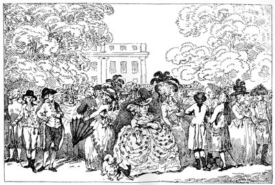 1784, nebo Móda dne, 1784. od Thomas Rowlandson