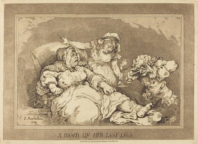 Hluk na jejích posledních nohách od Thomas Rowlandson
