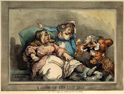A Bawd on Her Last Legs, 1792 od Thomas Rowlandson