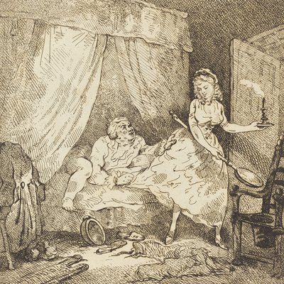 Ohřívač postelí, c. 1785. od Thomas Rowlandson