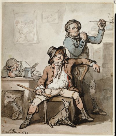 Brace of Blackguards, 1789 od Thomas Rowlandson