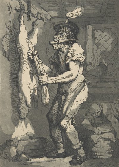 Řezník, 1. ledna 1790, 1. ledna 1790. od Thomas Rowlandson