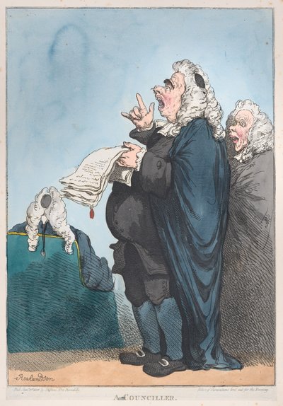 Radní [sic], 1. ledna 1801., 1. ledna 1801. od Thomas Rowlandson