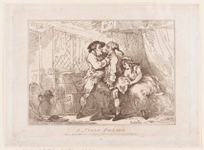 V Cully došlo k rabování od Thomas Rowlandson