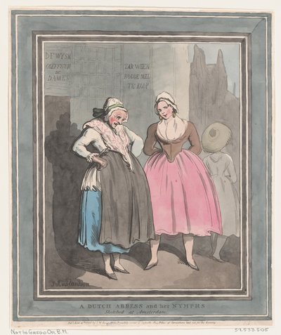Nizozemská abatyše a její nymfy, 4. dubna 1796, 4. dubna 1796. od Thomas Rowlandson