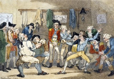 Šermířský zápas od Thomas Rowlandson