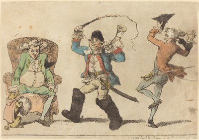 Francouz v listopadu od Thomas Rowlandson