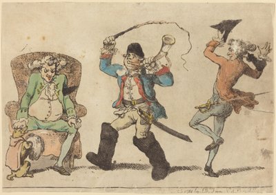 Francouz v listopadu od Thomas Rowlandson