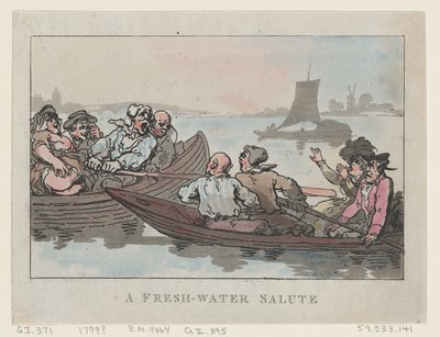 Sladkovodní pozdrav, 1799., 1799. od Thomas Rowlandson