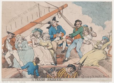 Čerstvý vánek, 4. srpna 1789, 4. srpna 1789. od Thomas Rowlandson