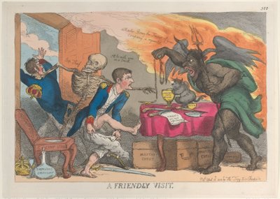 Přátelská návštěva, 16. dubna 1814, 16. dubna 1814. od Thomas Rowlandson