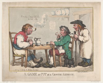 A Game at Put in a Country Alehouse, 10. srpna 1799, 10. srpna 1799. od Thomas Rowlandson