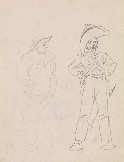 Četník a další muž od Thomas Rowlandson