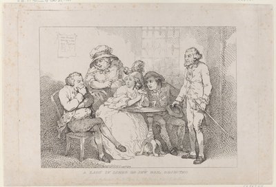 Žena v nejistotě, aneb zamítnutá kauce pro Žida od Thomas Rowlandson