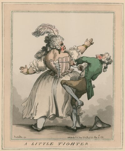 Trochu těsnější od Thomas Rowlandson