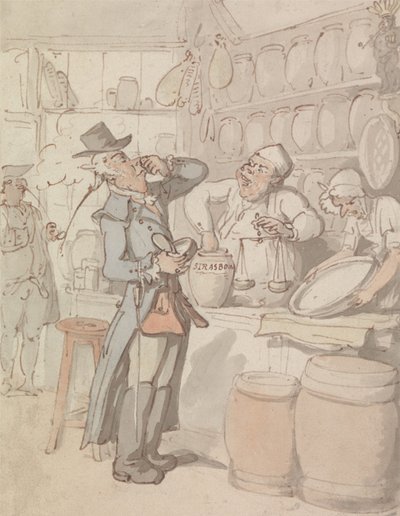 Muž kupující šňupací tabák od Thomas Rowlandson