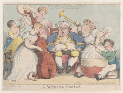 Hudební rodina, 30. srpna 1802, 30. srpna 1802. od Thomas Rowlandson