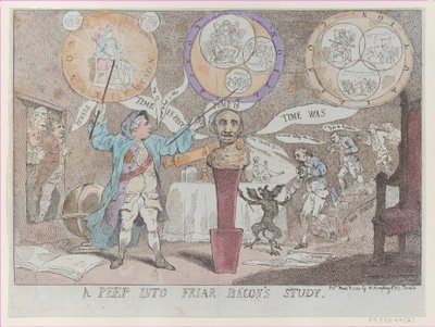 Nahlédnutí do studie Friara Bacona, 3. března 1784, 3. března 1784. od Thomas Rowlandson
