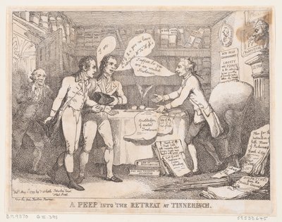 A Peep into the Retreat at Tinnechurch United Irish, 1. května 1799, 1. května 1799. od Thomas Rowlandson