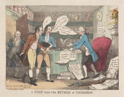Nahlédnutí do rekreačního střediska v Tinnehinchu od Thomas Rowlandson