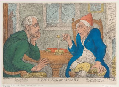 Obraz mizérie, 10. dubna 1811, 10. dubna 1811. od Thomas Rowlandson