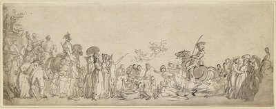 Přehlídka v Hyde Parku od Thomas Rowlandson