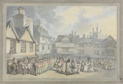 Recenze na tržišti od Thomas Rowlandson