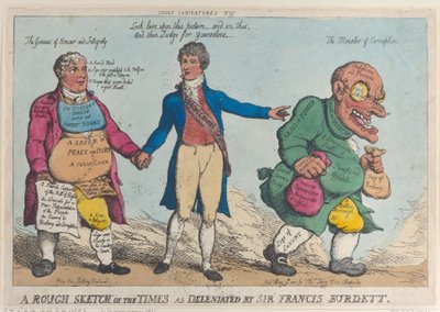 Hrubý náčrtek doby, jak ji popsal Sir Francis Burdett, 1810., 1810. od Thomas Rowlandson