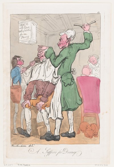 A Sufferer for Decency, 20. června 1789, 20. června 1789. od Thomas Rowlandson