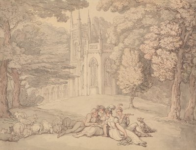 Letní idyla od Thomas Rowlandson