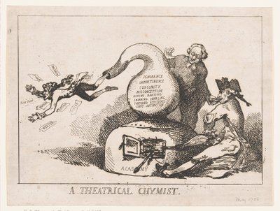 Divadelní chymista, květen 1786, květen 1786. od Thomas Rowlandson