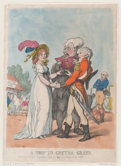 Výlet do Gretna Green, 1803., 1803. od Thomas Rowlandson