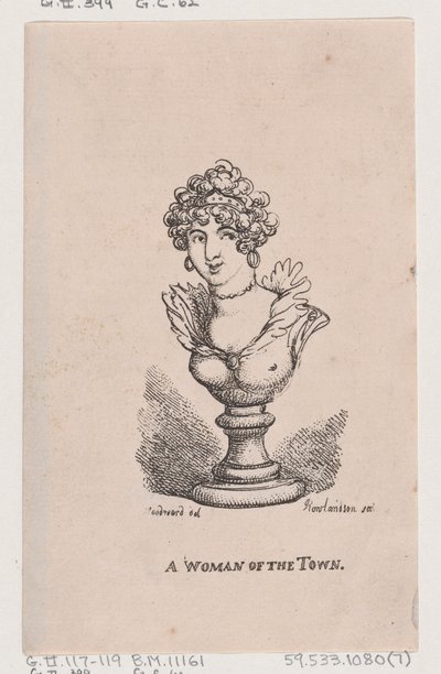Žena z města, duben 1808, duben 1808. od Thomas Rowlandson