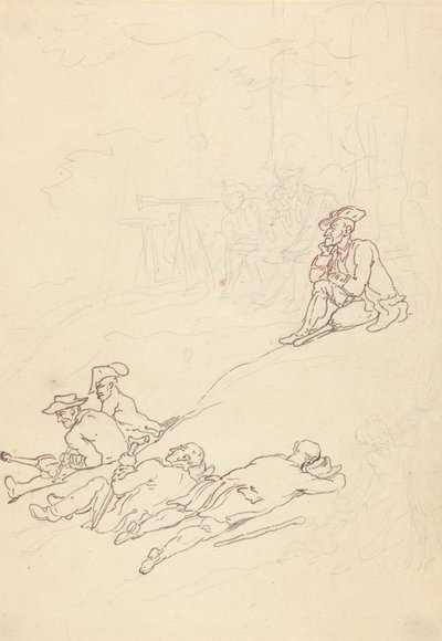 Losování o album od Thomas Rowlandson