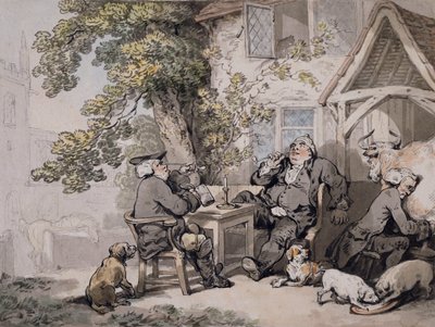 Alehouse Politicis, c.1785-90 od Thomas Rowlandson