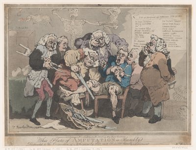 Amputace, 17. února 1786., 17. února 1786. od Thomas Rowlandson