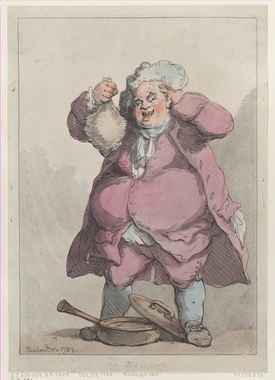 An Epicure, [29. prosince 1788], znovu vydáno 1801., [29. prosince 1788], znovu vydáno 1801. od Thomas Rowlandson