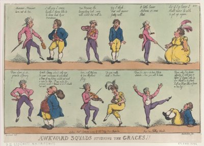 Awkward Squads Studying the Graces!!, 29. srpna 1809., 29. srpna 1809. od Thomas Rowlandson