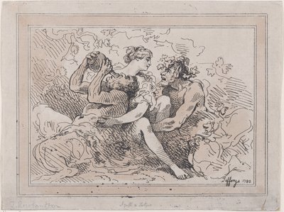 Bacchants, 1786, 1786. od Thomas Rowlandson
