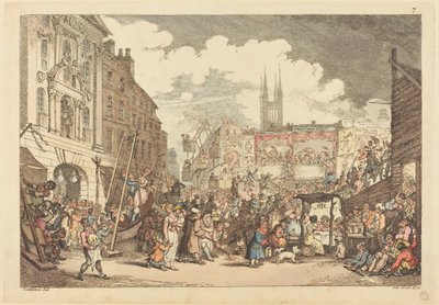 Bartolomějský jarmark od Thomas Rowlandson