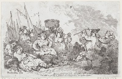 Billingsgate, 4. února 1786, 4. února 1786. od Thomas Rowlandson
