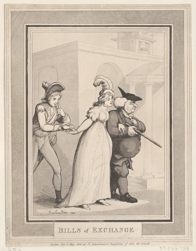 Směnky, 1. května 1800., 1. května 1800. od Thomas Rowlandson