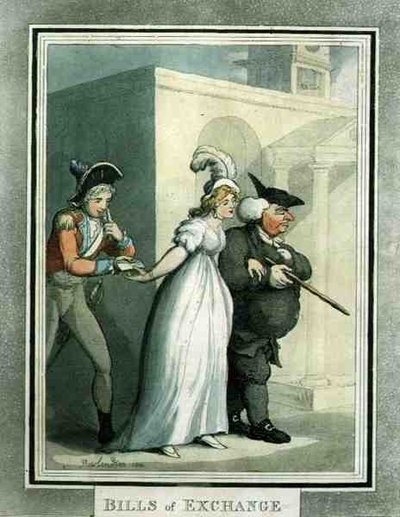 Směnky, hospod. od Rudolfa Ackermanna od Thomas Rowlandson