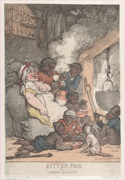 Bitter Fare or Sweeps Regaling, 1812., 1812. od Thomas Rowlandson