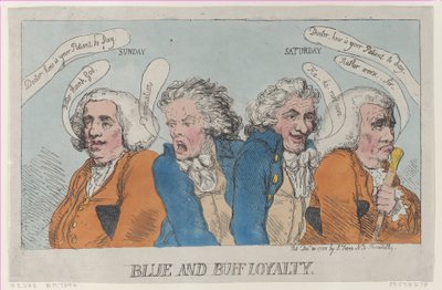 Blue and Buff Loyalty, 31. prosince 1788, 31. prosince 1788. od Thomas Rowlandson